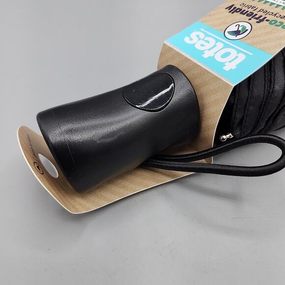 Rain & Sun Auto Open Umbrella with Large 42" Coverage New Black - Picture 8 of 10